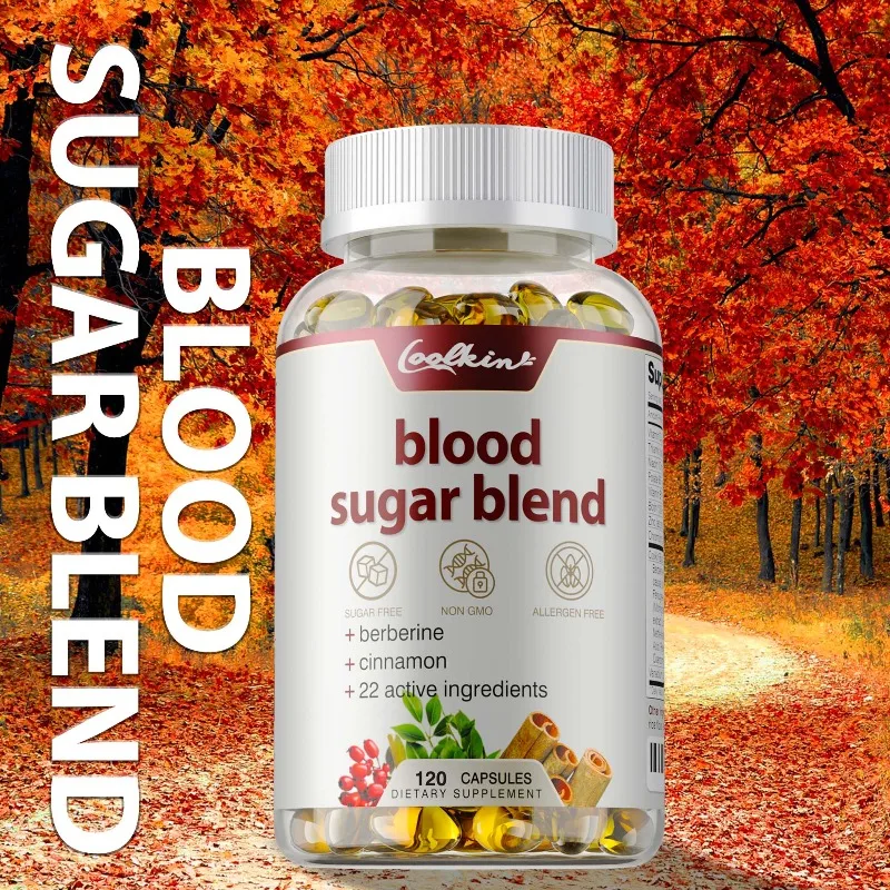 

Blood Sugar Blend Capsules - Helps Maintain Healthy Blood Sugar Levels, Promotes Energy Metabolism, and Enhances Absorption