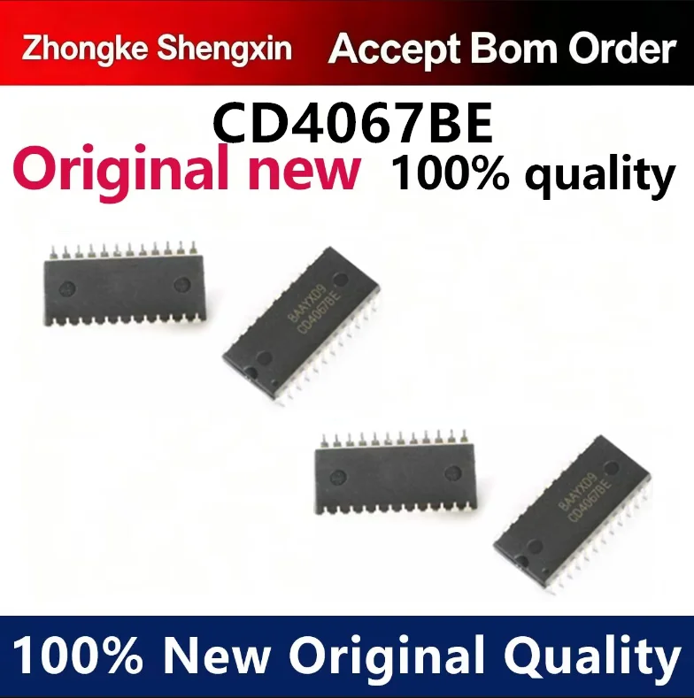（5pcs-100pcs）Brand new imported CD4067BE CD4067 direct insertion DIP24 logic IC in stock