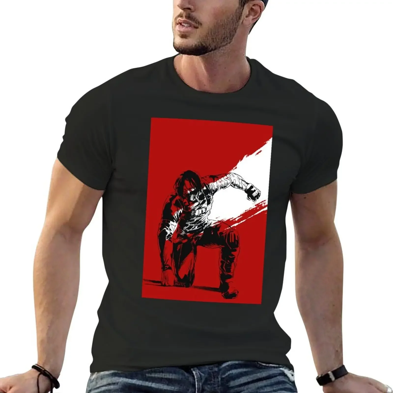 

The Forgotten Soldier T-Shirt blacks man clothes animal prinfor boys anime shirts men