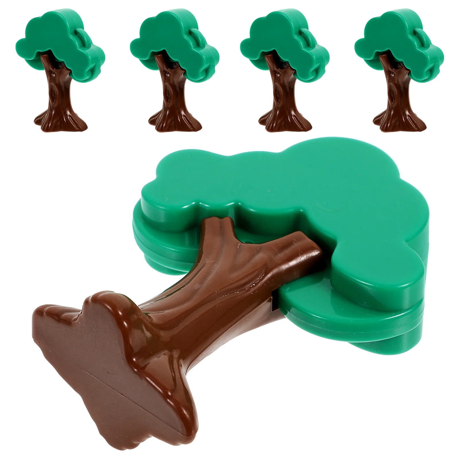 5 قطعة ملحقات شجرة الغابات أشجار مصغرة لمناظر القطار لتقوم بها بنفسك مجموعة لعب للأطفال من خشب الصنوبر المزيف والمناظر الطبيعية شجرة بلاستيكية #4