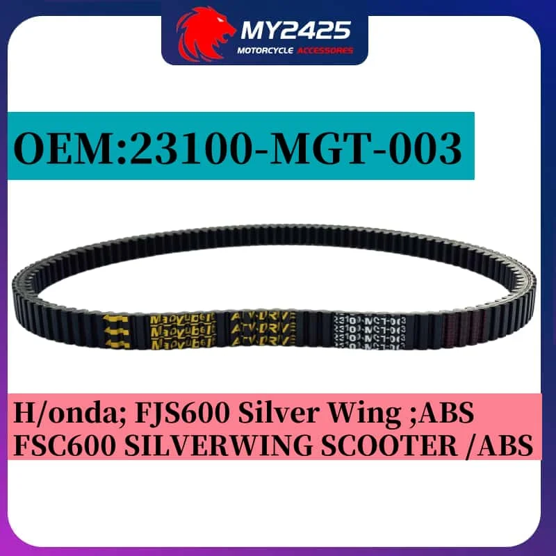 

Motorcycle Drive Belt 1259X28 For H/onda; FJS 600 FJS600 Silver Wing ABS FSC600 SILVERWING SCOOTER 23100-MCT-003