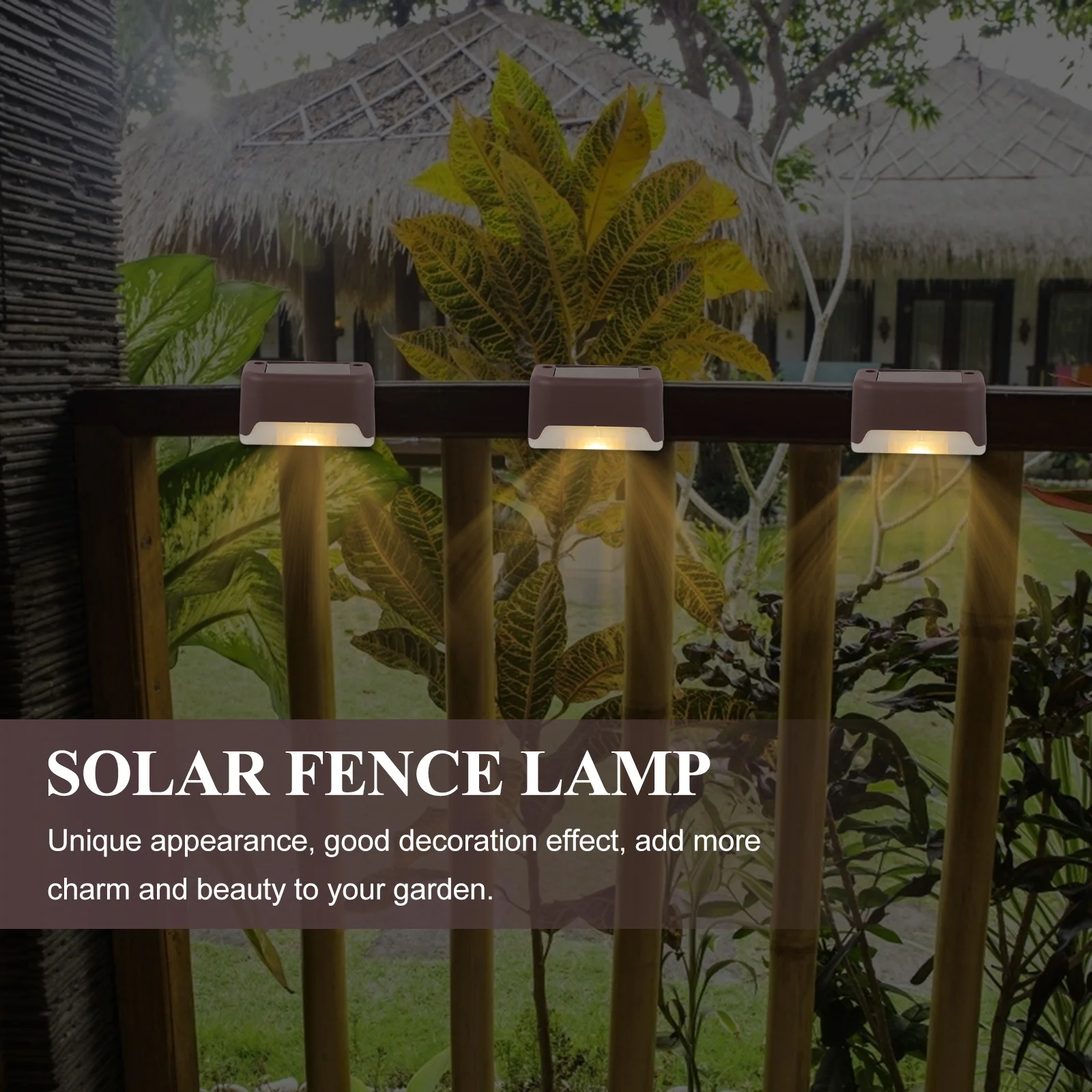 

1 Set Stair Lights Led Wall Fence Waterproof Outdoor Lamps Durable Weather Resistant Easy Install Lighting For Deck