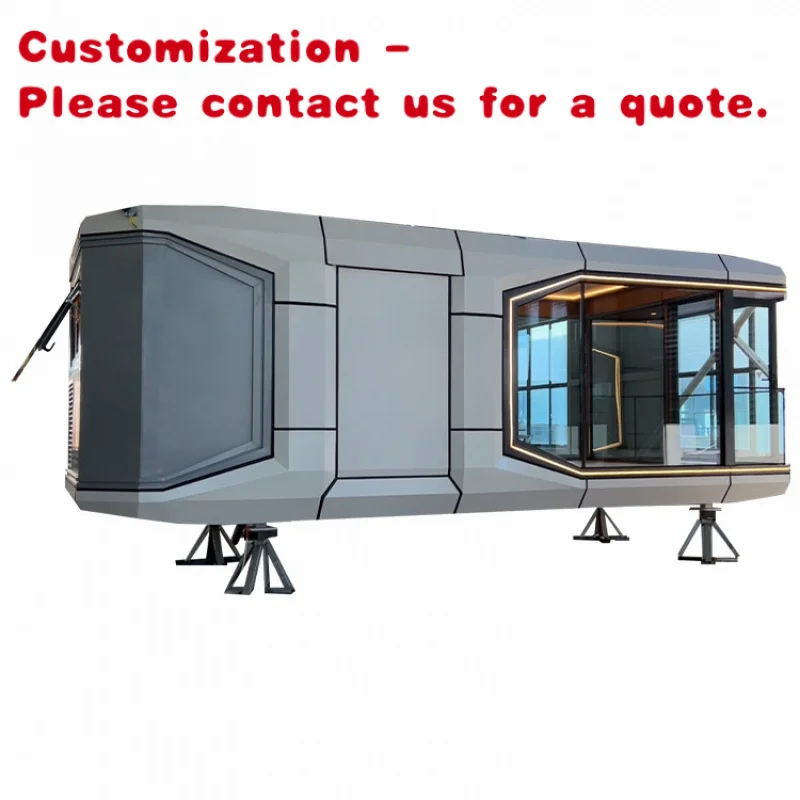 

Изготовленный на заказ.Prefab Изолированная стальная кабина, космическая капсула, контейнерный дом со звукоизоляцией для спальни и теплотехнического коммерческого использования на открытом воздухе