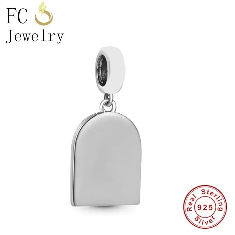 FC Jewelry Fit Original Pan Charms Bracelet 925 Sterling Silver Dove Church Confirmation Pendant Bead For Making Women Berloque