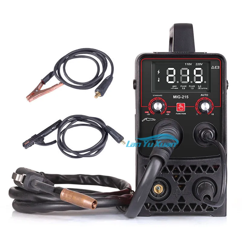 EDON MIG-215 GAS GASLESS CO2 WELDING MACHE 4 3 MAG MMA WELDER
