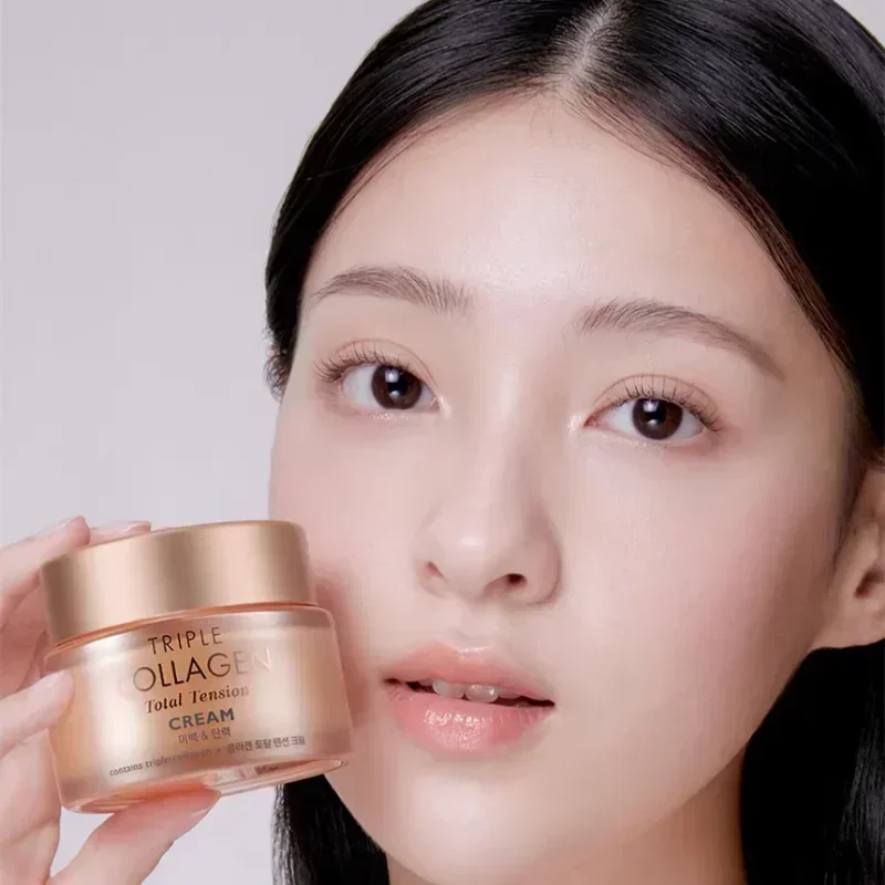

Корейский крем Tonymoly Triple Collagen Total Tension 80 мл: против морщин, отбеливающий, увлажняющий, питательный, антивозрастной уход за кожей лица