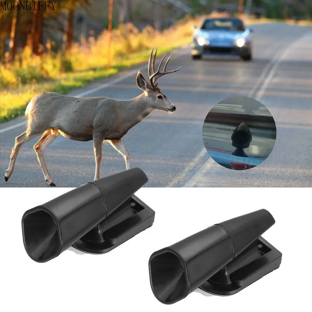 1Pcs New Auto Safety Forest Driving Animal Deer Warning Whistles Sound Alarm Ultrasonic Car Alert Device