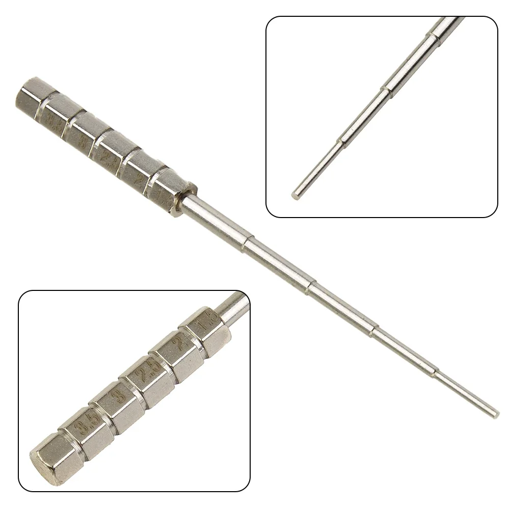 1pc 1.5 2 2.5 3 3.5mm Stainless Steel Wire Winding Rod Wrapping Wire Jig Tool Wrapping Jig Prebuilt Coil Tool Parts