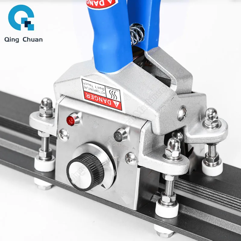 آلة الختم التجارية اليد كليب من نوع الحرارة الكهربائية الألومنيوم احباط حقيبة كرافت ورقة حقيبة السدادة صانع التعبئة