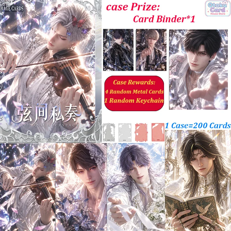 **Love and Deepspace 3D Lenticular Trading Cards Multi-Process Craft 3 Change Anime Collectible Small Cards Fan Gift Cosplay