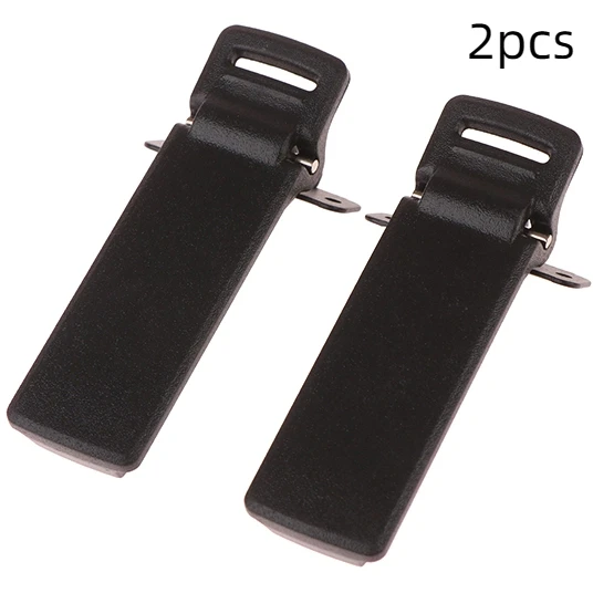 Akcesoria do radiotelefonu Baofeng UV5R, 2 szt. klipsów do paska, część zamienna do walkie-talkie, klips do paska na plecy.