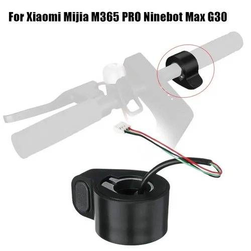 Imagen 2 del producto Acelerador de patinete eléctrico para Xiaomi M365/pro/1S, acelerador de dedo para Ninebot Max G30/g30D F40, piezas de patinete