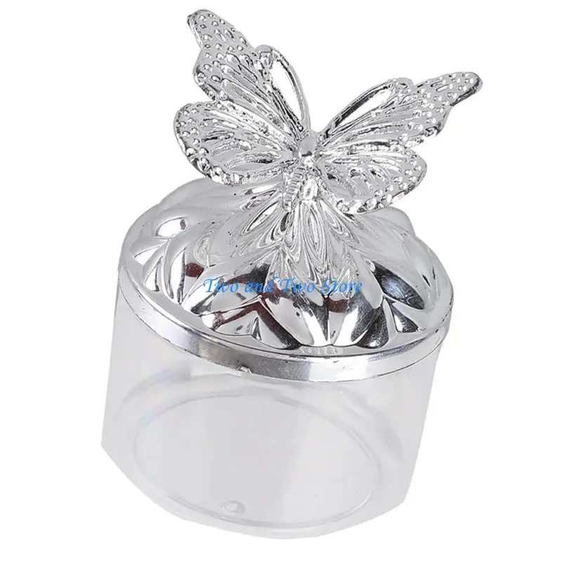 HX6F Decorative Butterfly Accent Plastic Serving Dish For Event Candy Storage Container