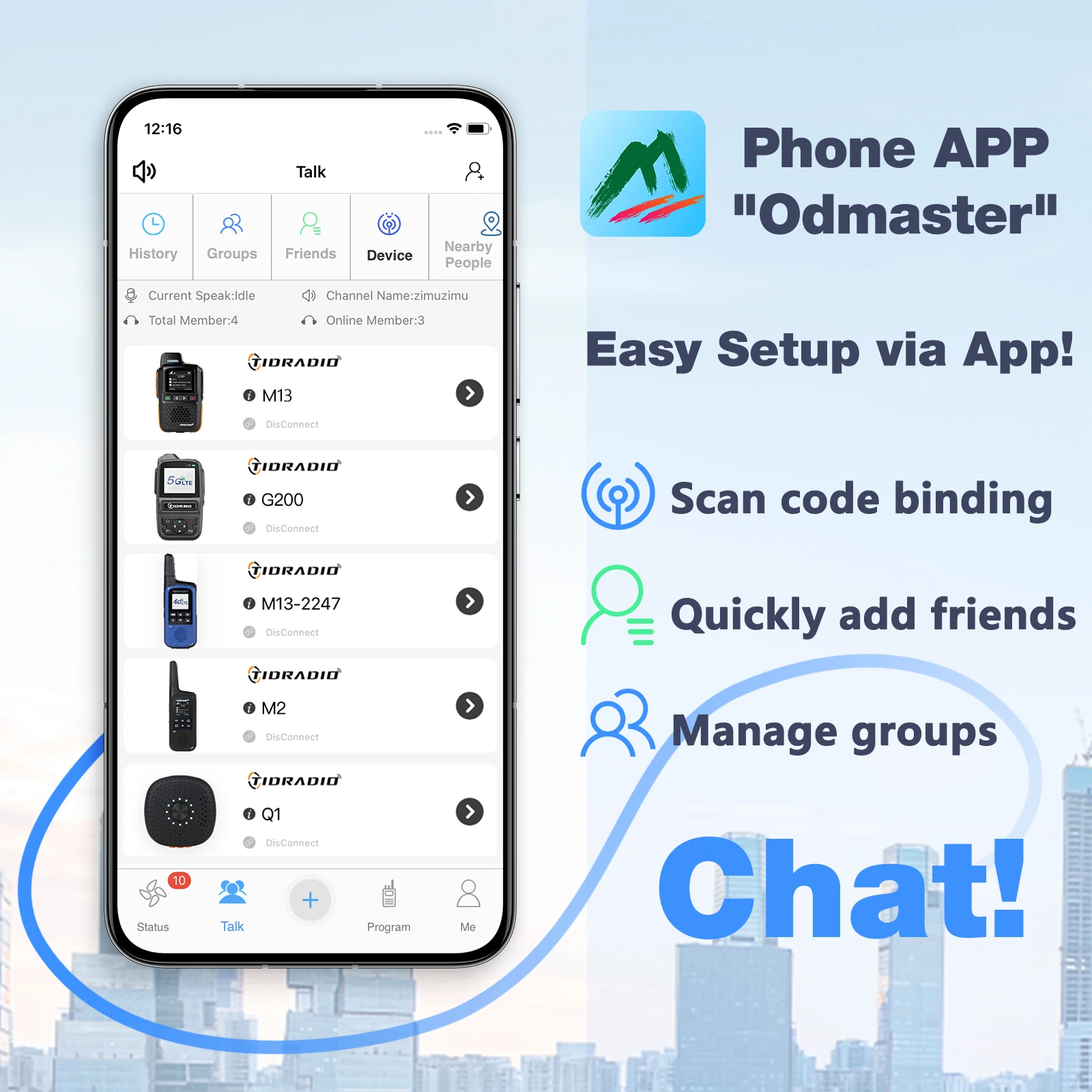 TIDRADIO TD-M15 Global POC Radio with 1 Year Sim Card Walkie Talkie Long Range 4G Network 5000 Miles for Hiking and Camping - Image 2