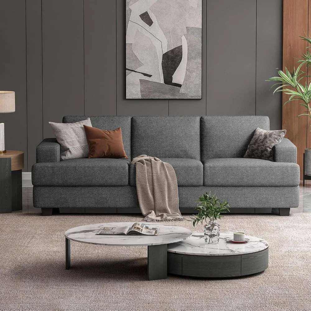 89 Inch Sofa With E… - image