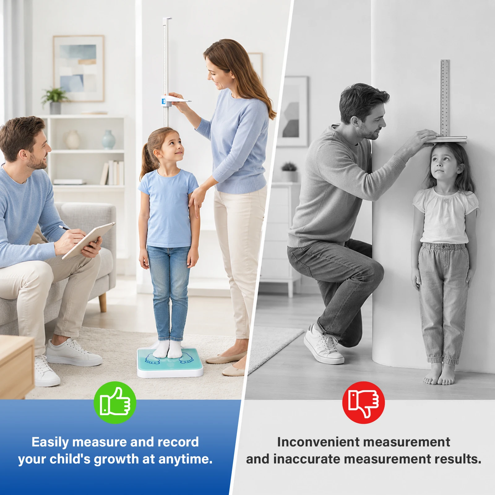 Digital Physician Scale with Height Rod