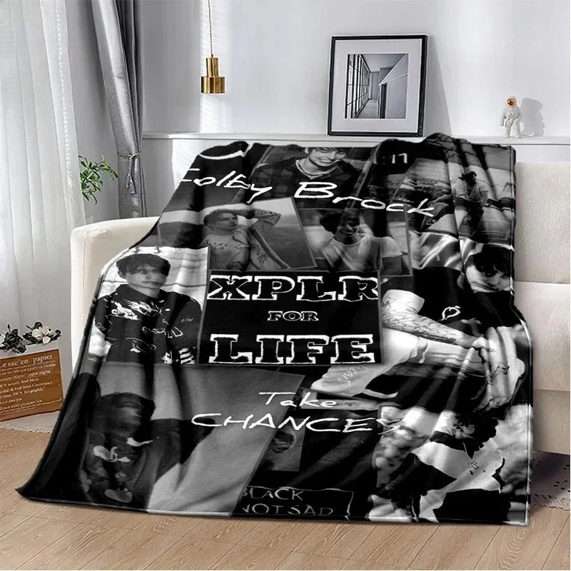 2026 New Sam And Colby XPLR Boys Soft Flannel Blanket For Bed Bedroom Sofa Picnic,Throw Blanket For Cover Outdoors Leisure Gift
