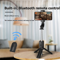 VO-Portable Mobile Phone Selfie Stick Integrated Desktop Tripod Multi-Function Pan-Tilt Tripod Bluetooth Selfie Stick