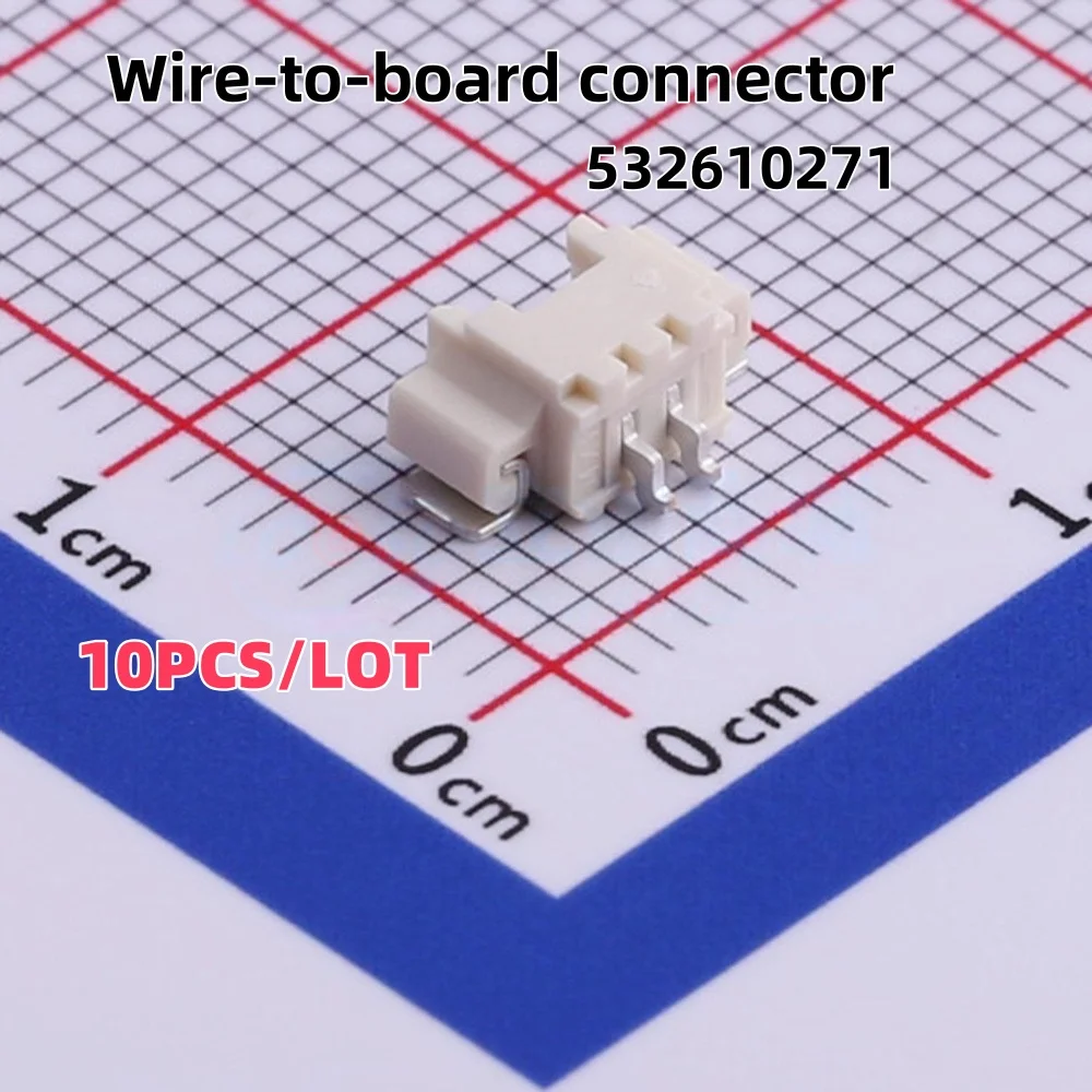 10PCS/LOT 532610271 53261-0271 2pin P=1.25mm Wire-to-board connector New and Original