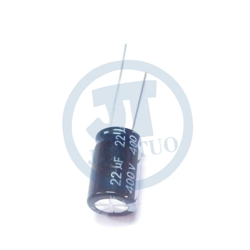 Capacitor eletrolítico de alumínio radial, 10x17mm, 22UF400V, 400V22UF, 22MFD, 400WV, 4pcs