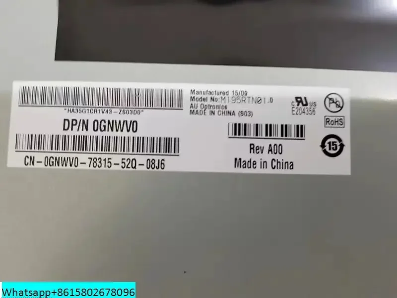 

19.5 inch M195RTN01.1 M195RTN01.0 LCD panel for A7200 C260 C360 C365 M195RTN01 spot