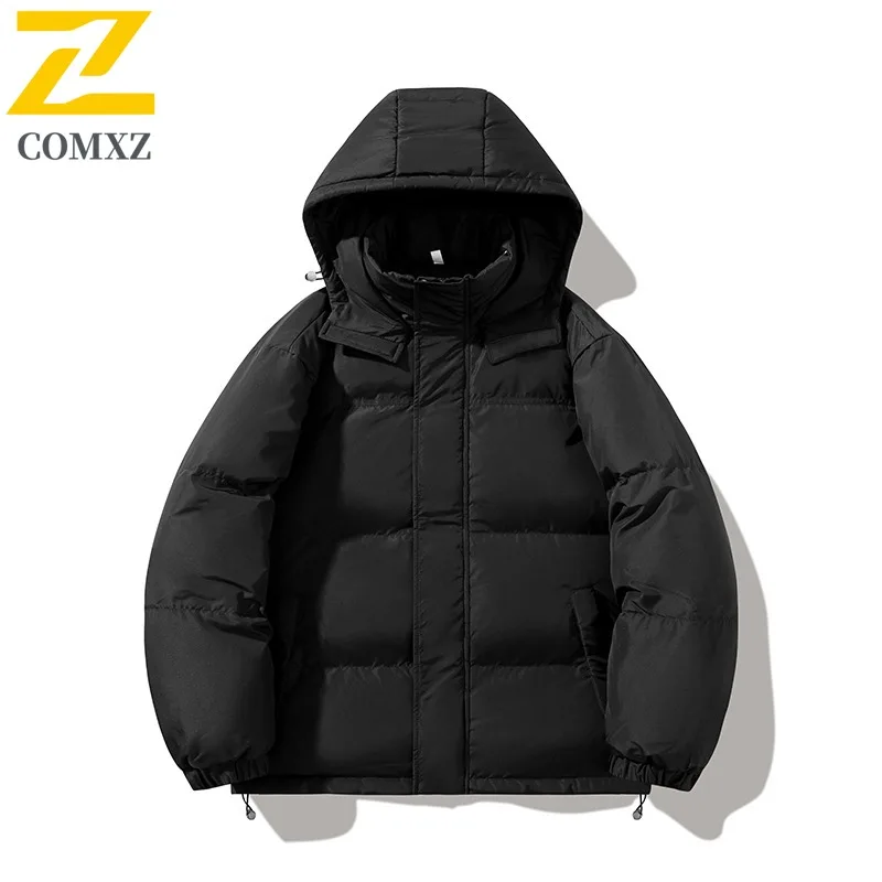 

COMXZ Men Bread Jacket 2025 Outdoor Ski Snow Cold Resistant High Quality Travel Puffer Jacket Comfortable Street Winter Jackets