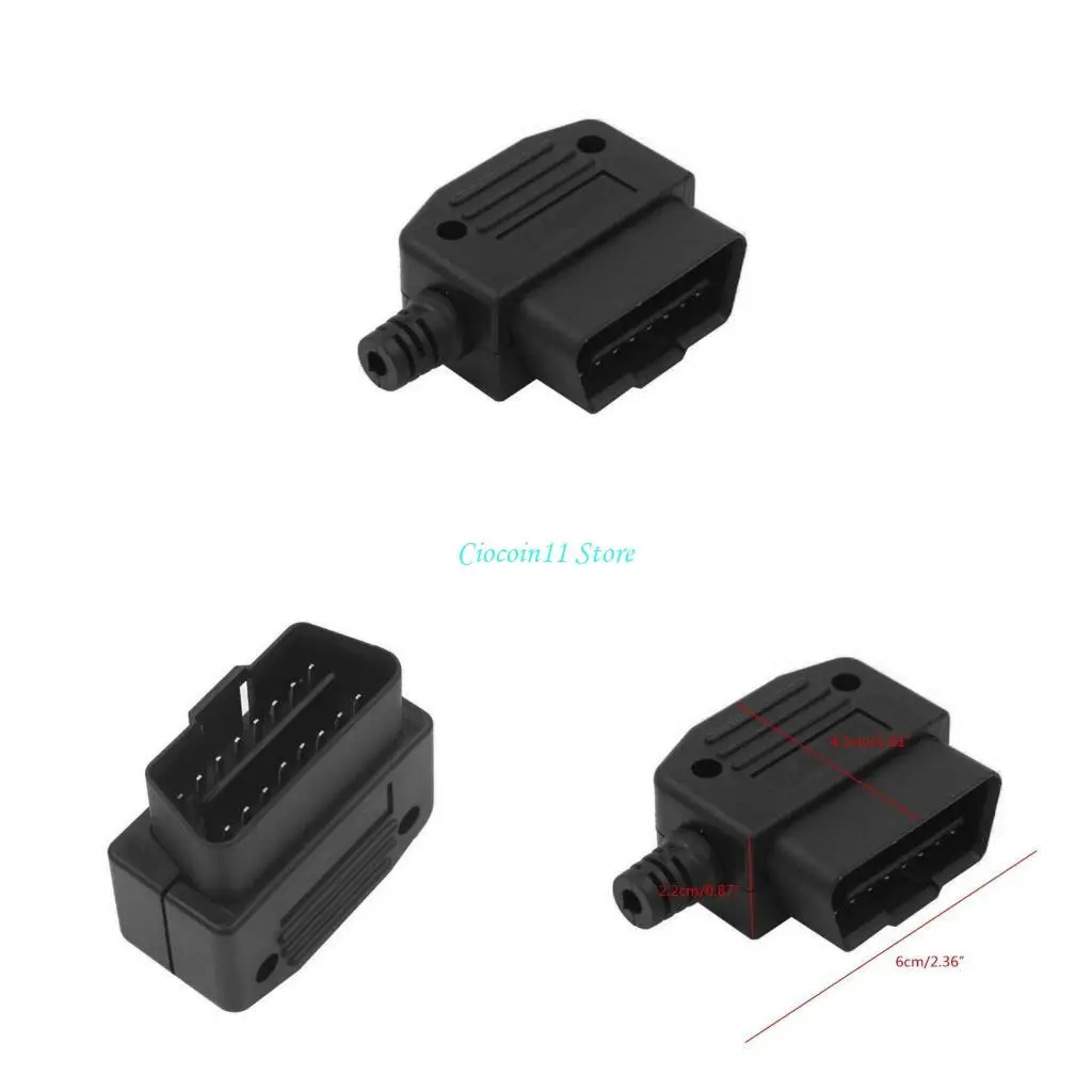 

Universal Diagnostic Diagnostic Tester Tool Obd2 16 -контактный штекер для мужского разъема obd2