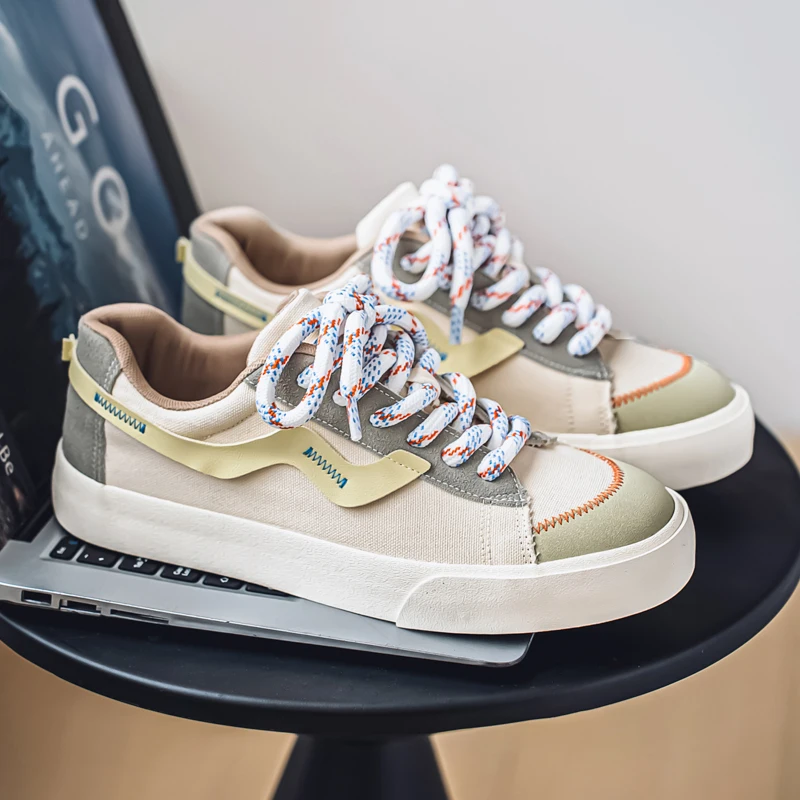 

Лидер продаж, обувь для скейтборда, мужские прогулочные кроссовки, дышащая толстая подошва, трендовые удобные мужские повседневные кроссовки, мужская обувь