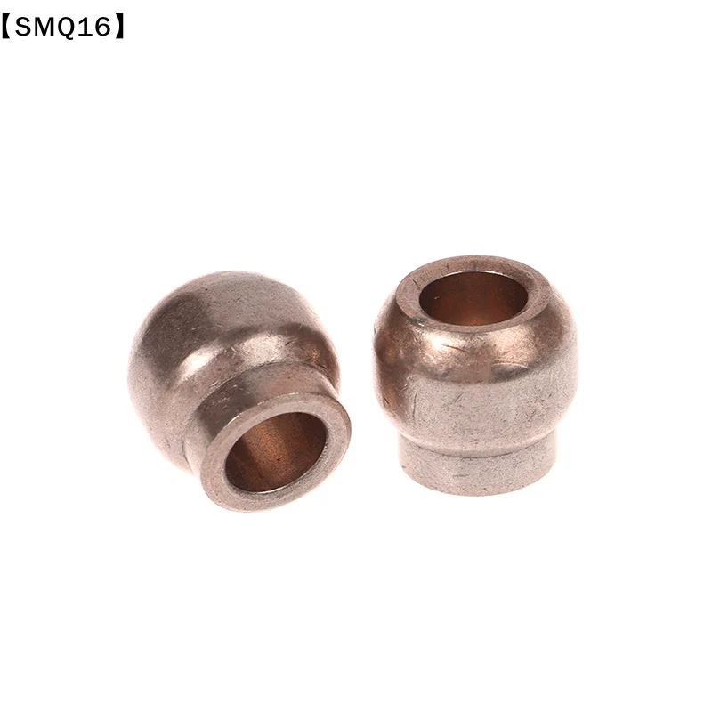 1Pc 10mm Hole Shaft Iron Copper Alloy Bearing Bush 20mm Outer Spherical Washing Machine Fan Motor Rotor Stator Bushing【SMQ】