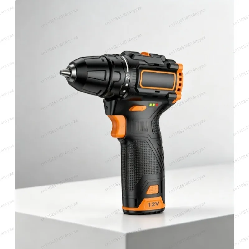 Brushless Mini Drill Cordless Electric Screwdriver Impact Drill Kit for Home DIY Furniture Assembly Repair
