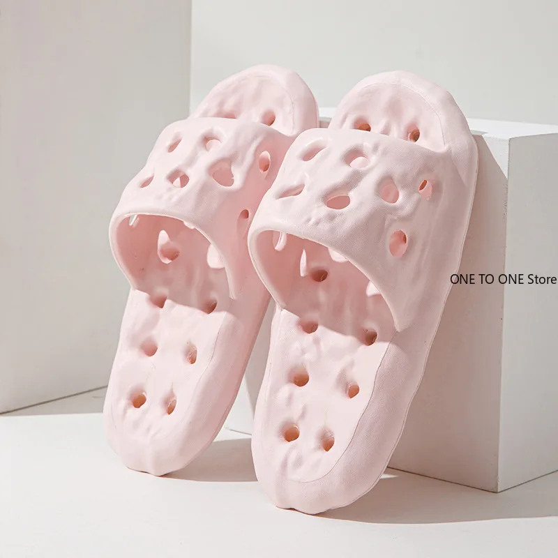 

New Non-slip Slippers Female Outer Wear 2025 New Bathroom Bathroom Indoor Home Sandals Female Summer Eva Flip Flops Solid Color