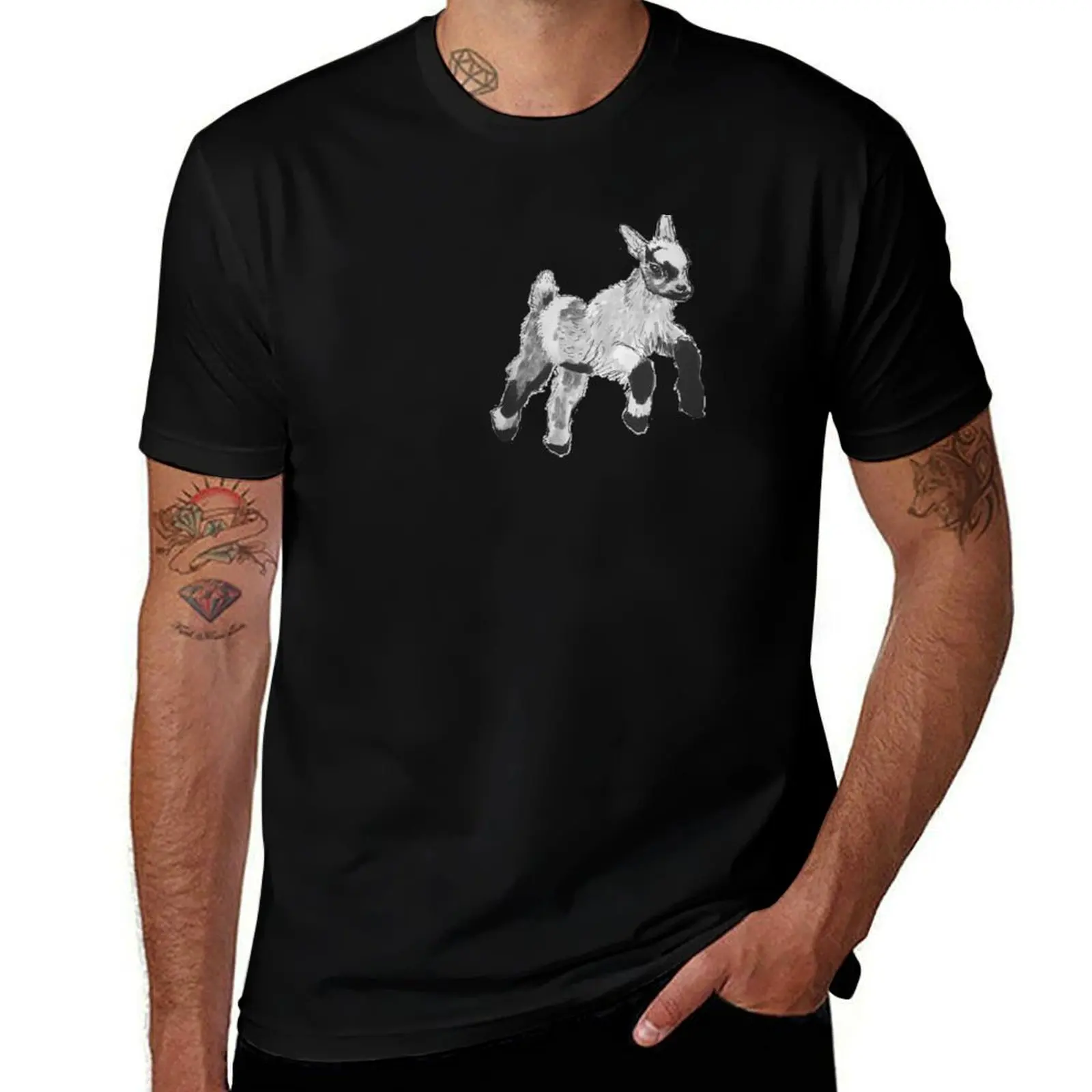 Pygmy Goat T-Shirt Sweat Resistant Workout Tee Shirt