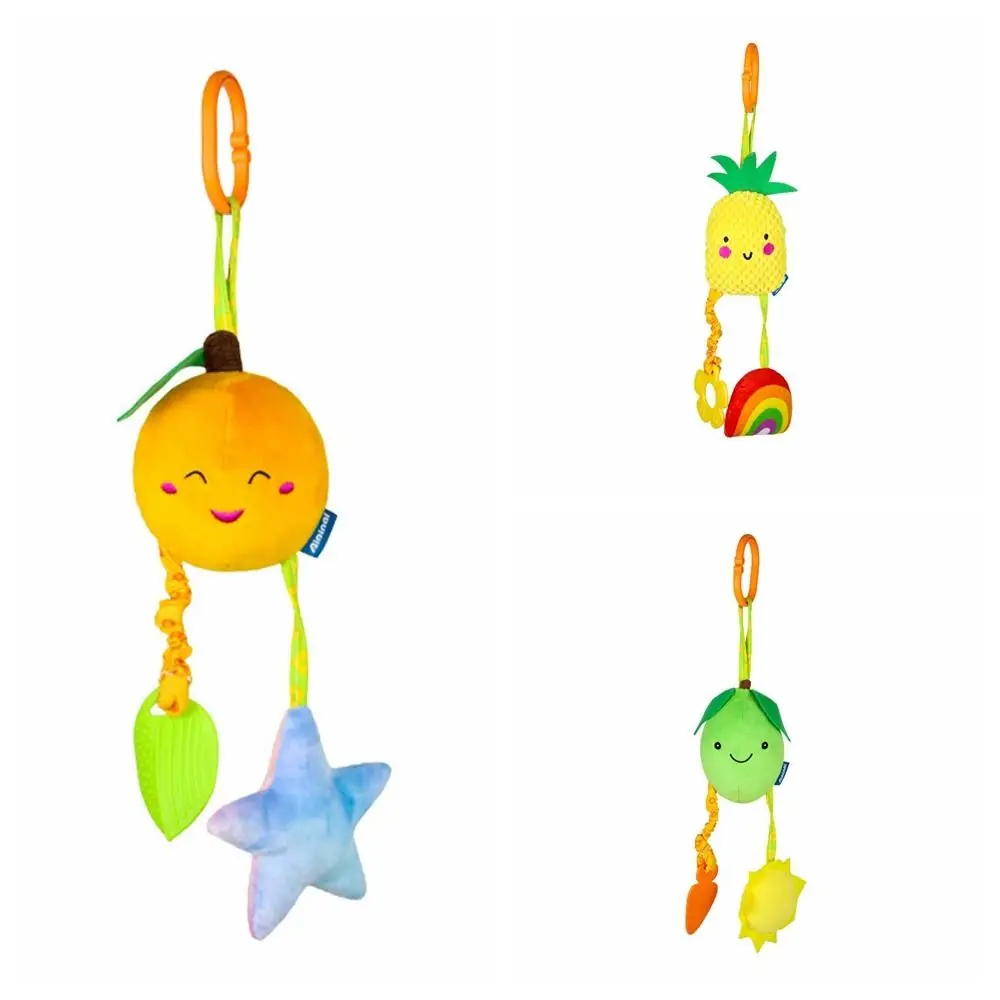 Fruit Baby Stroller Hanging Toy PP Cotton Soft Stroller Bed Hanging Toys Plush Stuffed Early Education