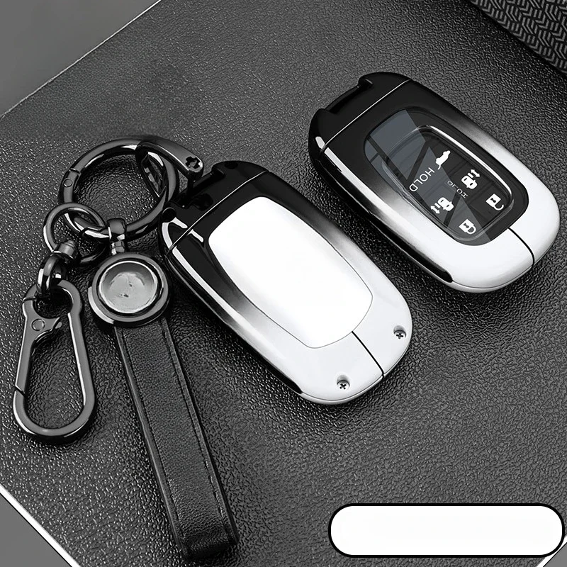 

Zinc Alloy Car Key Case Cover for Honda HRV Protective Keychain Key Bag Set Keyless Personality Style Interior Accessorie
