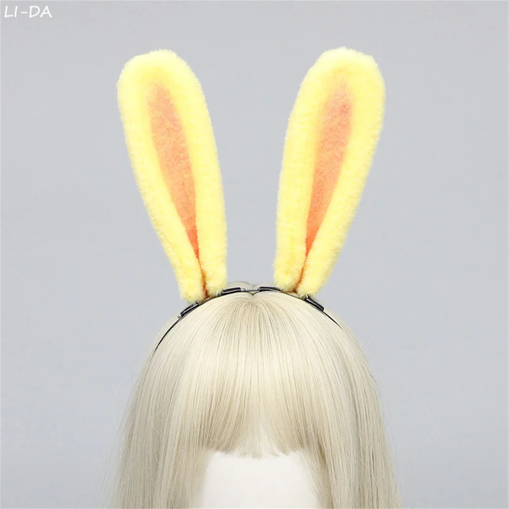 ぬいぐるみ漫画ウサギ耳ヘアフープアニメコスプレ衣装猫耳カチューシャ帽子女性女の子ステージパフォーマンスヘアフープ