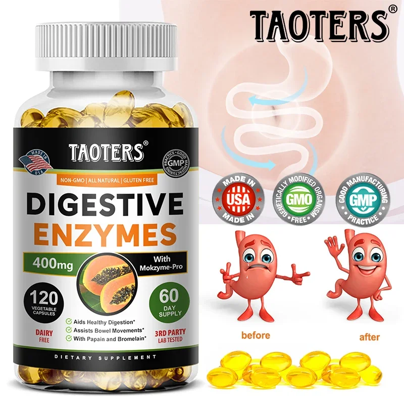 Digestive Enzyme Supplement - Helps Digestion, Burns Fat, Controls Appetite, Improves Immunity & Promotes Intestinal Motility