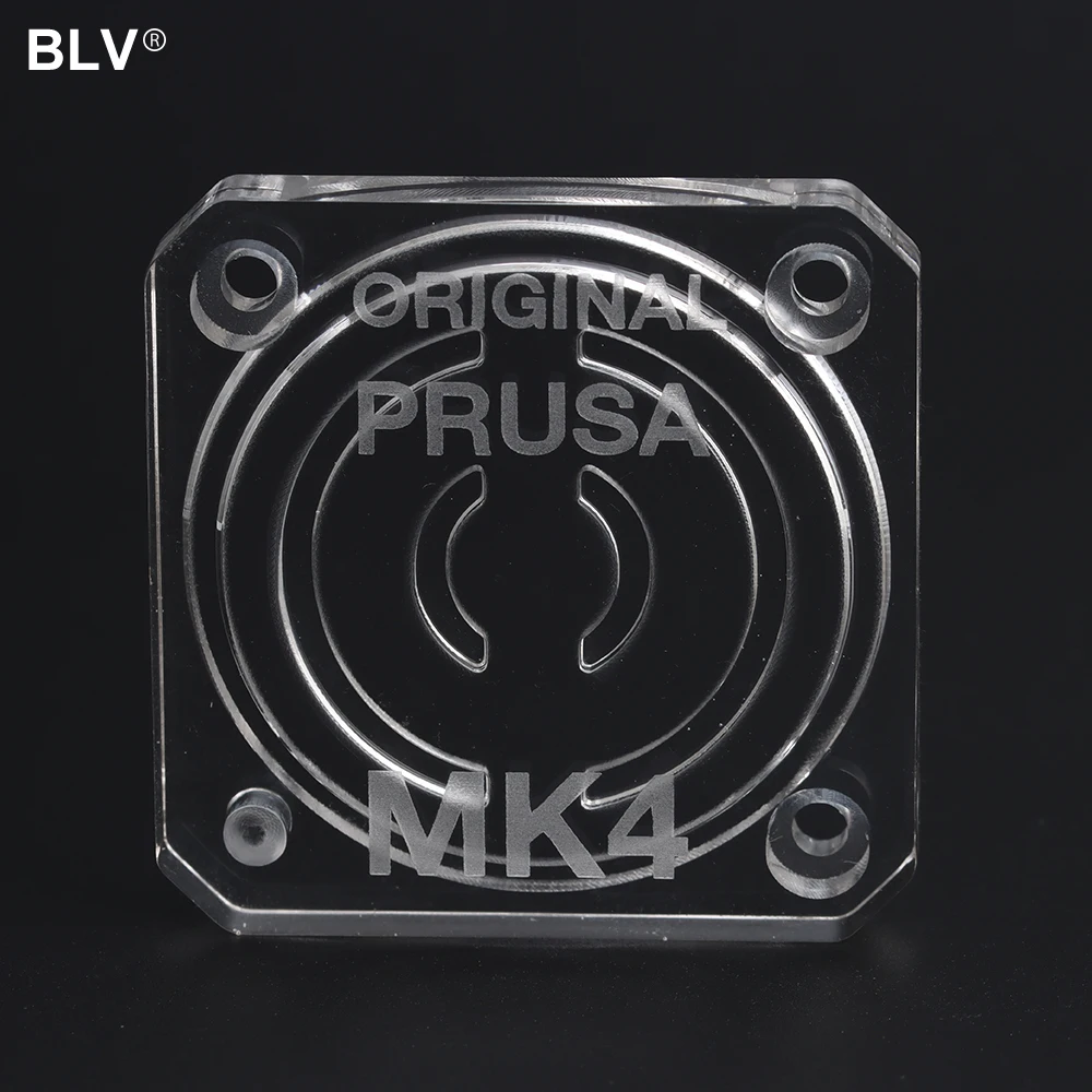 BLV®Transparent Gearbox Coverfor Prusa MK4  3D Printer Aesthetic transformation Acrylic Perspective Observation Window