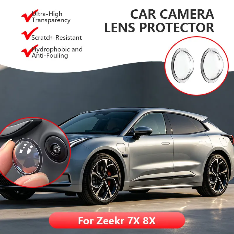 For Zeekr 7X 8X Camera Cover 360 Lens Protector Reverse Camera Trim Interior Accessories