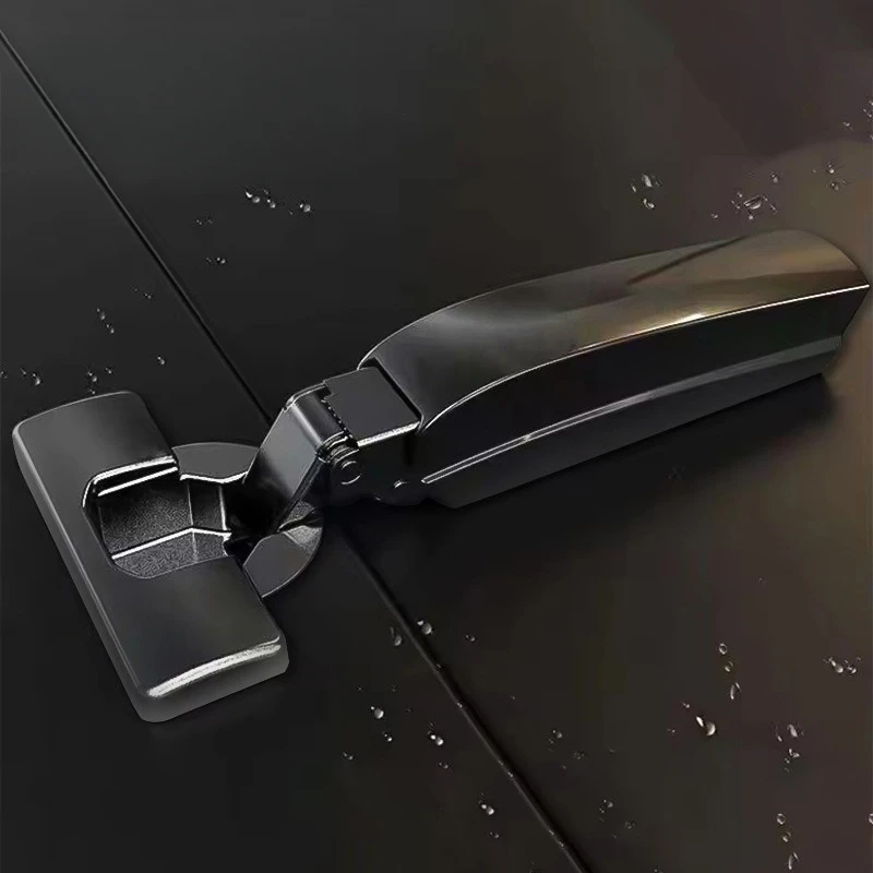 2 шт. скрытые гидравлические кухонные петли, черные мягкие закрывающиеся петли для дверей шкафа, демпферная фурнитура для дверей шкафа, мебельные петли