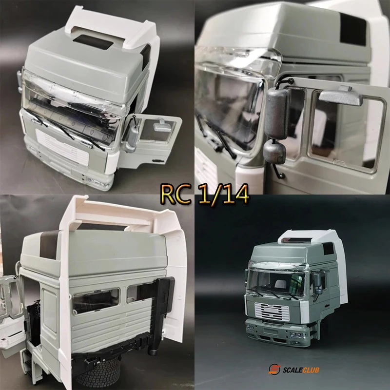 JXmodel 1 :14 Kit of Man F2000 Truck Cab with Aluminum Alloy Shell and Plastic Interior