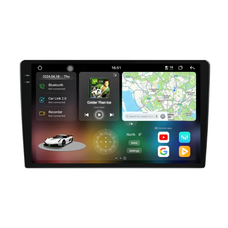 

8 + 256GB 7870 2k Android Car Radio Stereo Universal 9 10 360 Camera digital signal processor Amplifier FM Automotive