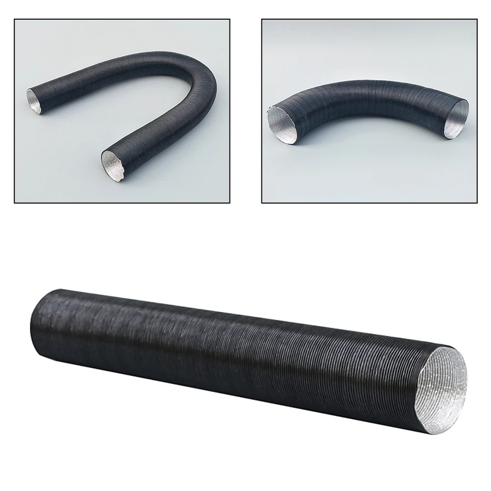 1 Pcs ID50 Mm Heating Duct Auxiliary Heater Accessories Aluminium Foil Air Intake Hose Air Ventilation Pipe Heat Resistant