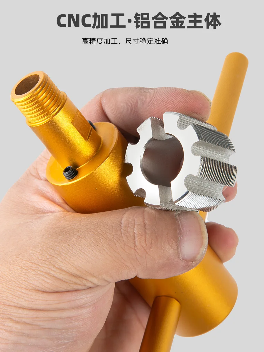 Road and Mountain Bike Frame Bottom Bracket Thread Milling Tool; BB Thread Tapping and Repair Tool