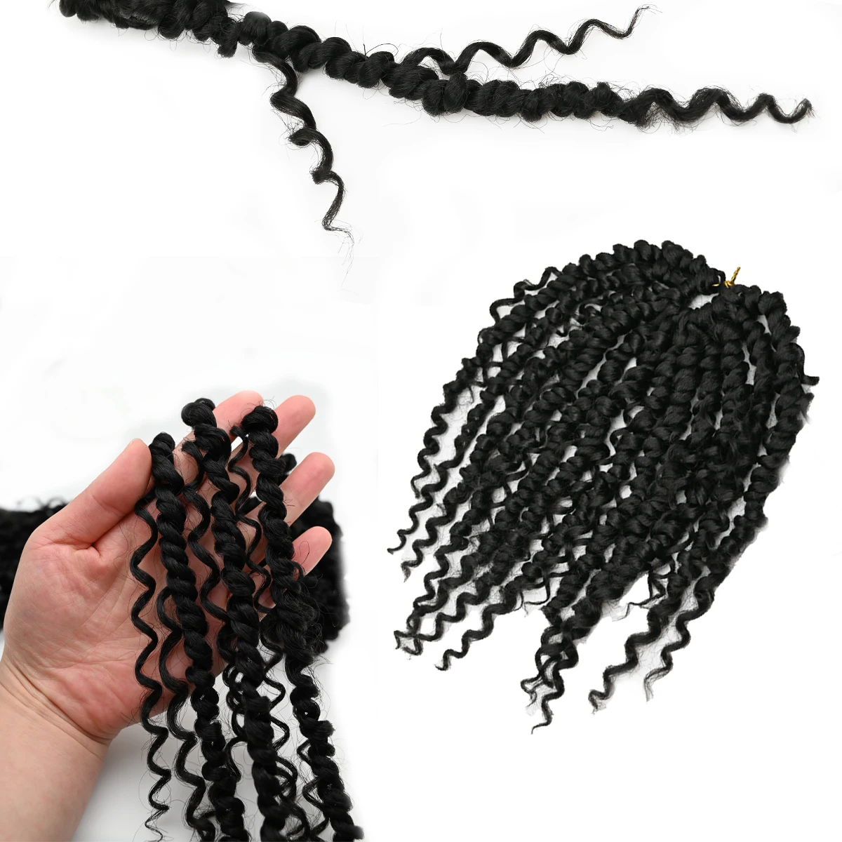 Synthetic 18Inches Dreadlock Extensions Handmade Crochet Hair 18 Inches Dread Wigs For Women Dreadlocks Hair Daily Use Wigs