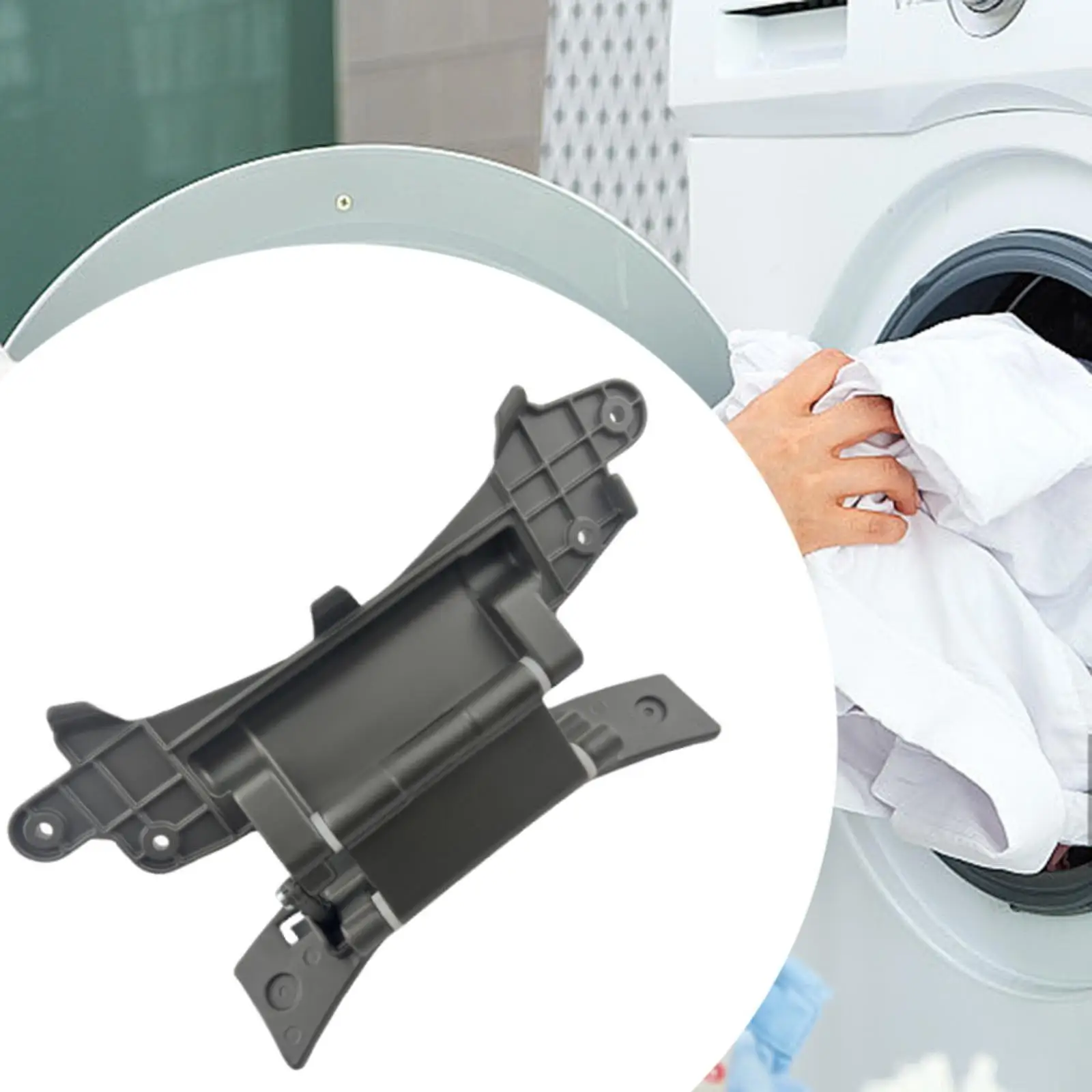 

Washer Door Hinge WP8183202 8183202 Portable Washing Machine Door Hinge for Household Dryer Home Laundry Room