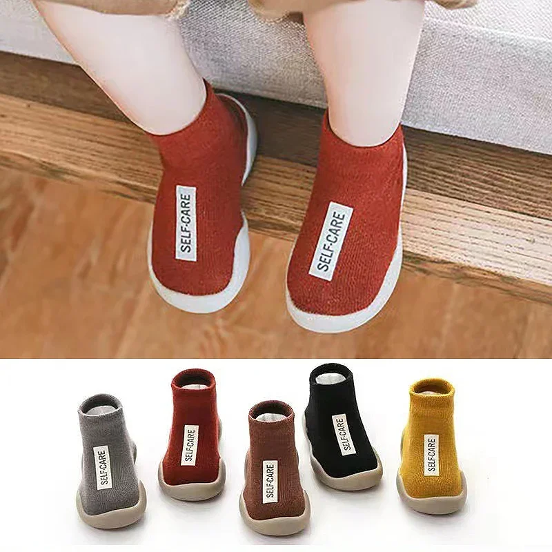 미끄럼 방지 부드러운 밑창 남녀공용 워킹화, 실내 어린이 바닥 양말, 용수철, 가을, 여름 