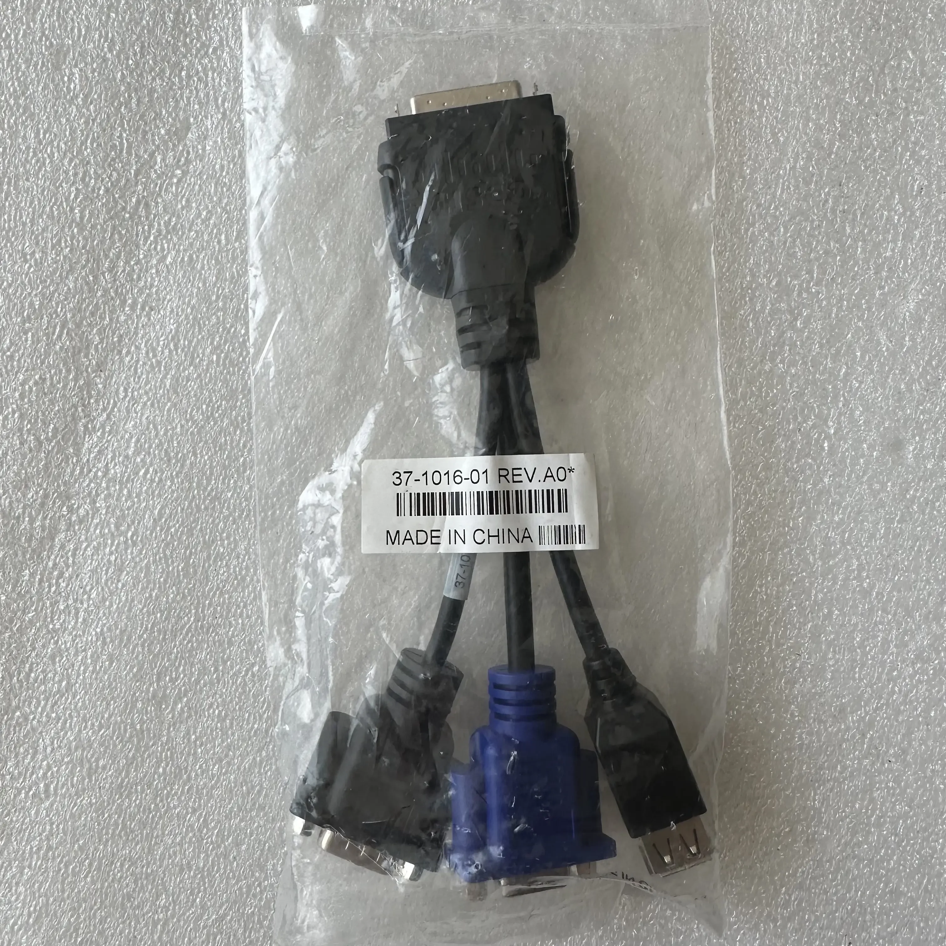 Replacement KVM Cable For Cisco UCS 5108 N20-BKVM HD15 USB Serial 37-1016-01