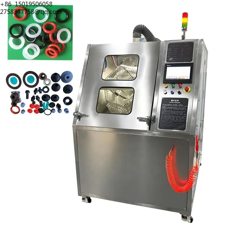 Special Washing Drying Integrated Machine Engine for Silicone Rubber Industry 304 Stainless Steel Work Bin Long Service Life