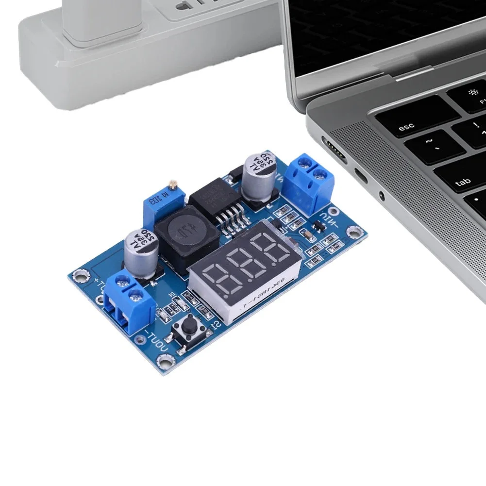 Adjustable Converter Module Featuring Digital Voltmeter Display Touch Interface and Overheat Short Circuit Protection