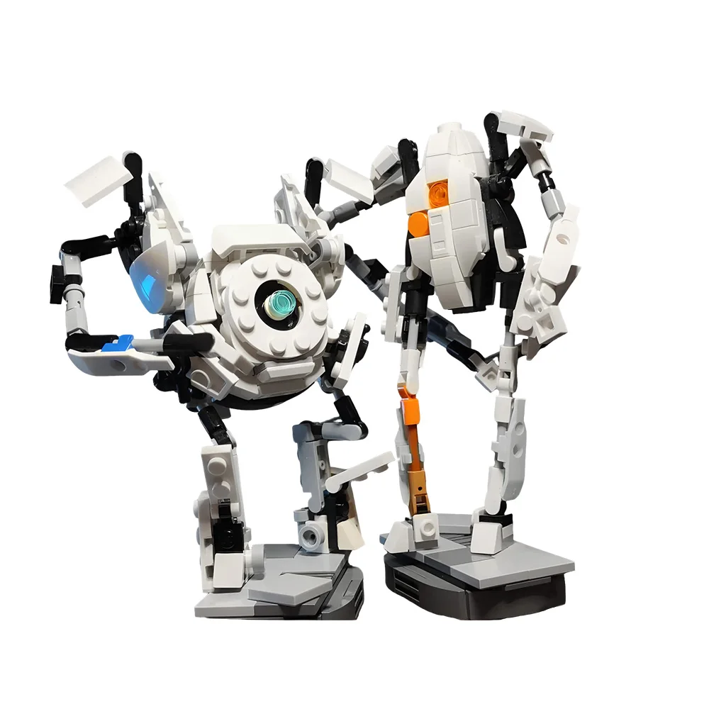 

Gobricks MOC Popular Games Portal 2 Robot Building Blocks Model High-Tech ATLAS And P-Body Robot Bricks Assembly Toys Kids Gifts